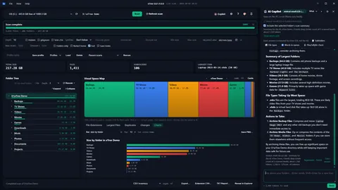 eTree GUI AI Copilot screenshot