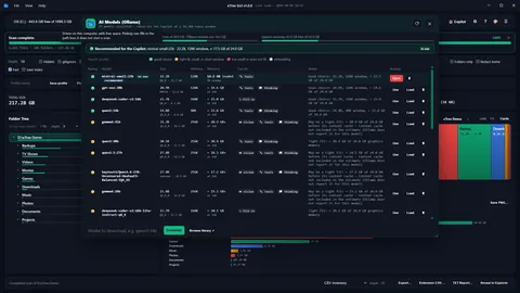 eTree GUI AI Models screenshot