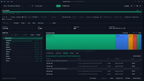 eTree GUI duplicates screenshot