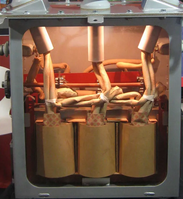 Pole mounted transformer