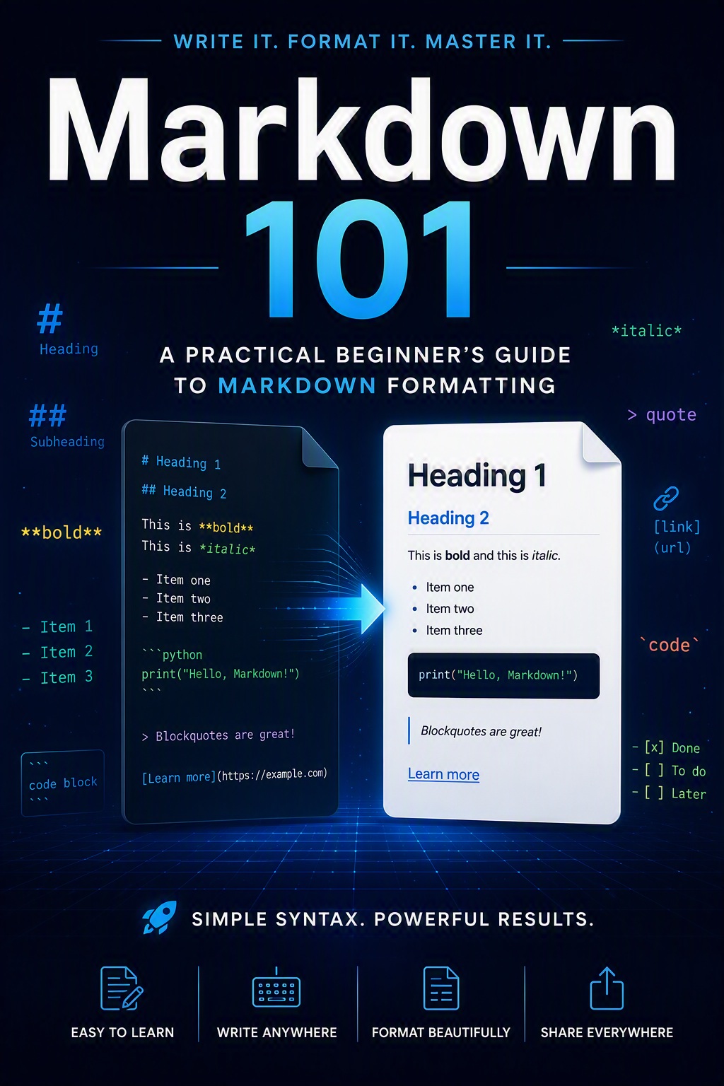 Markdown 101 Cover